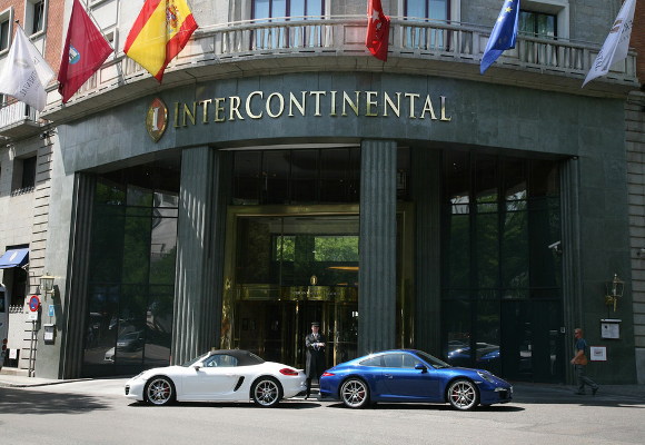 Hotel Intercontinental y Porsche