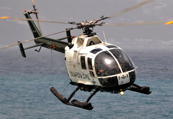 Helicóptero de rescate. Foto: www.ejercitodelaire.mde.es