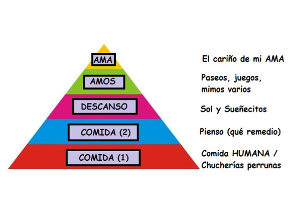 Pirámide de Maslow. Canela edition
