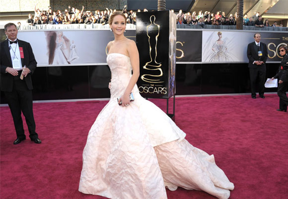 Jennifer Lawrence en los Oscar 2013