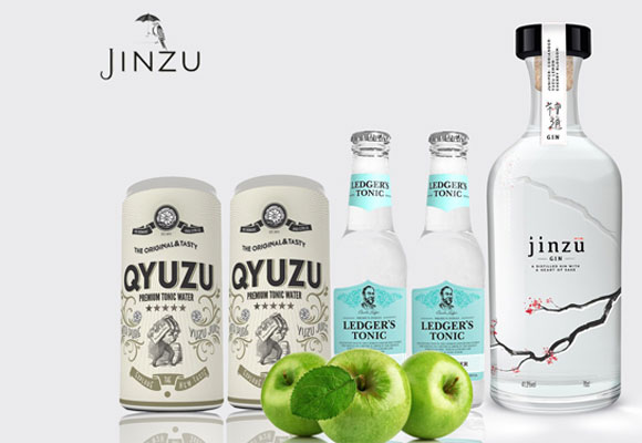 Jinzu combina a la perfección con una buena tónica y una rodaja de manzana