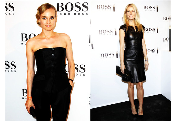 Diane Kruger and Gwyneth Paltrow By Hugo Boss at a Hugo Boss party