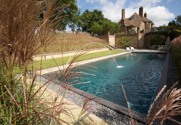 Luxury Surrey Outdoor Swimming Pool