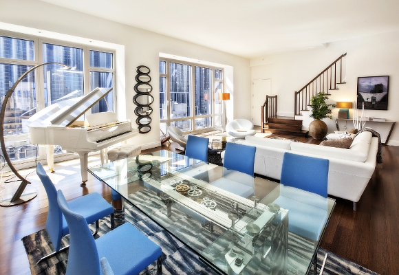 New York Residence Penthouse Dining Room