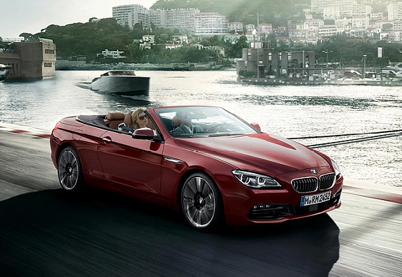 BMW 650i Convertible in Melbourne Red Metallic