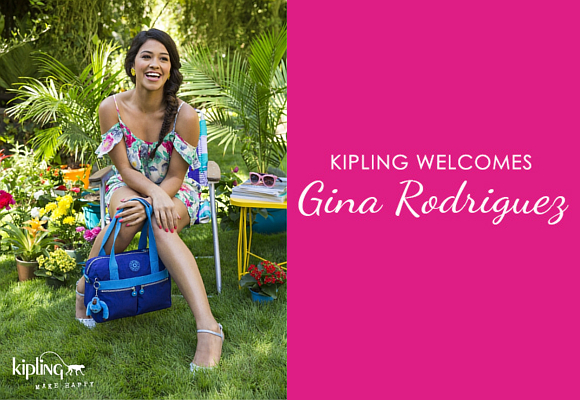 Kipling Summer 2015 Campaign featuring Gina Rodriguez