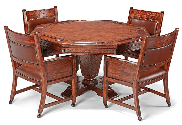 Newbury game table and game chair