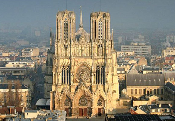 Catedral de Reims. Haz clic para saber dónde alojarte