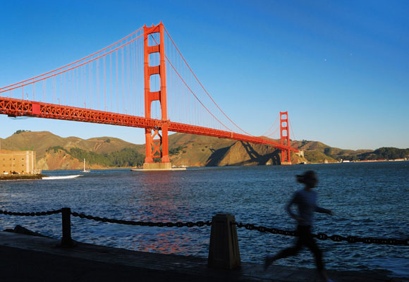 Running en San Francisco. Foto: intelligenttravel.nationalgeographic. Haz clic para reservar