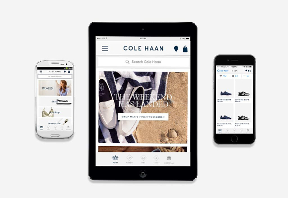 The Cole Haan app with Apple Pay 2