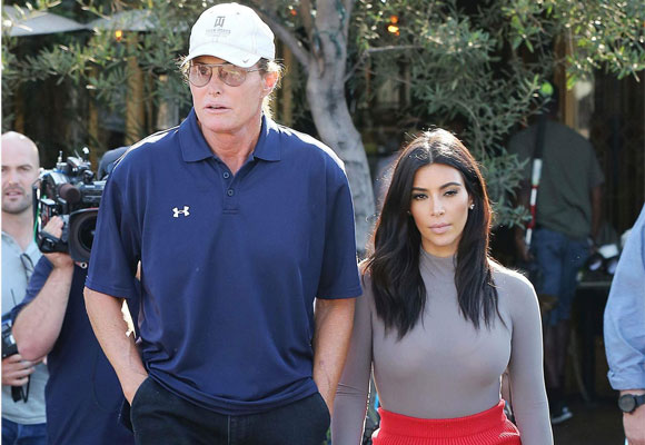 Bruce Jenner y su hija Kim Kardashian. Foto: USMagazine