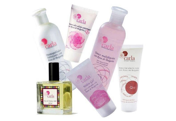 Productos de Carla Bulgaria Roses Beauty, al 50% en la página online de la marca