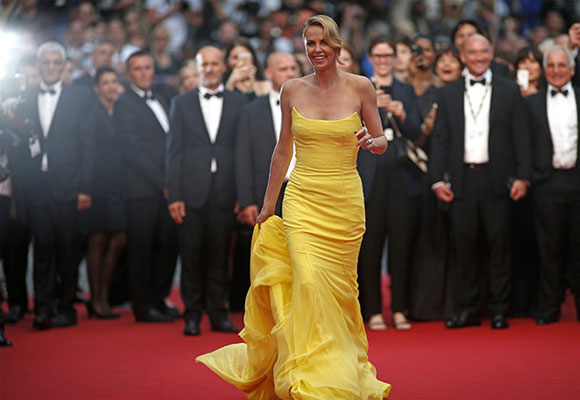 Charlize Theron en Cannes. Foto: CordonPress