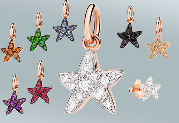Estrellas de mar con diamantes y piedras preciosas, Dodo. Haz clic para comprar