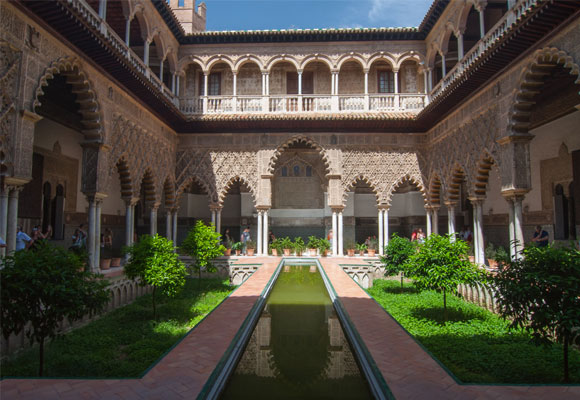 Patio del Alcázar de Sevilla. Foto: LD