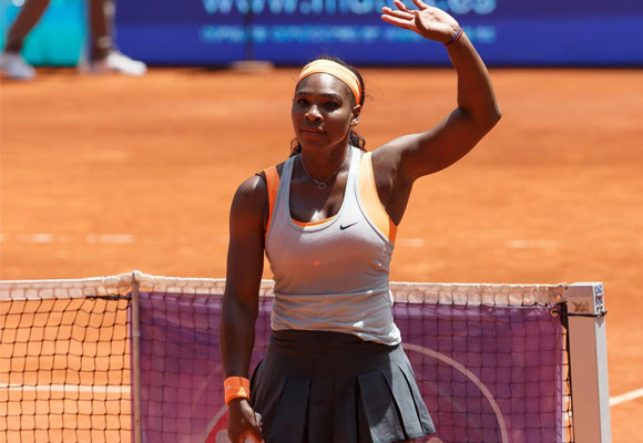 Serena Williams en el Madrid Open. Foto: 