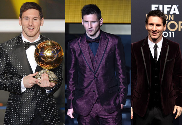 Messi es más atrevido con sus trajes que con sus cortes de pelo