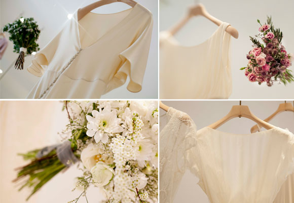 Flores y vestidos para novias. Haz clic para saber más
