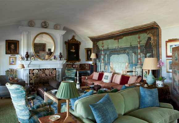 One of the living rooms at Alcuzcuz. Photo credit The World Of Interiors
