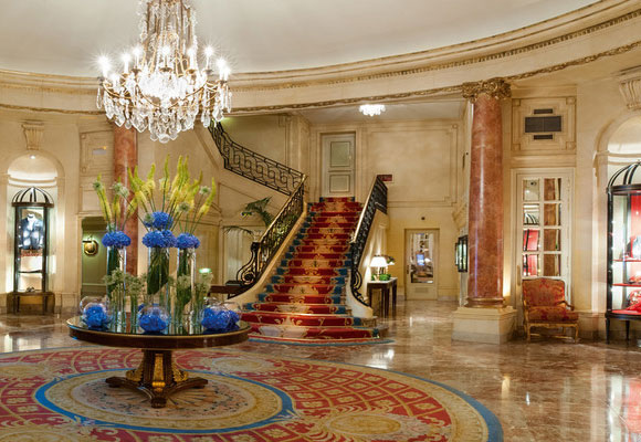 Lobby del Hotel Ritz de Madrid. Foto: Hotel Ritz