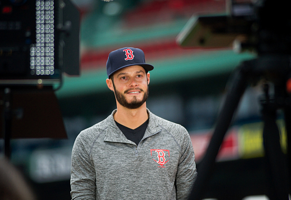 NIVEA Men behind the scenes with Boston Red Sox pitcher Joe Kelly 2