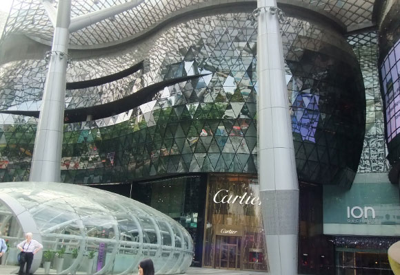 Tienda Cartier en el aeropuerto Changi de Singapur