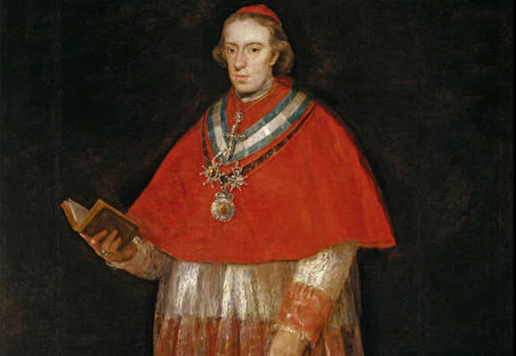 El cardenal don Luis María de Borbón y Vallabriga, Francisco de Goya