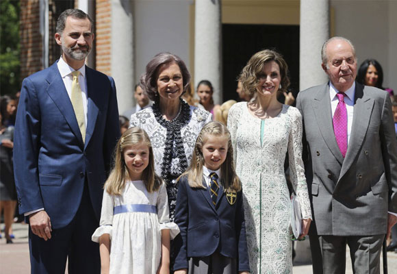 Primera Comunión de Su Alteza Real la Princesa de Asturias. Foto: Casa Real/ Agencia EFE