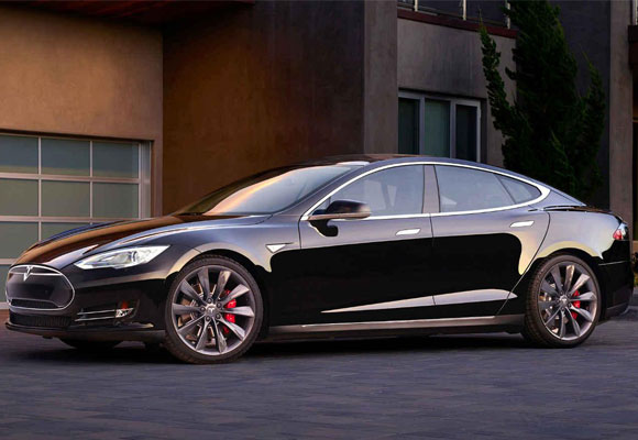 Model S de Tesla, coche real