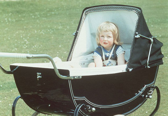 La princesa Diana en su carrito Balmoral. Foto: Getty