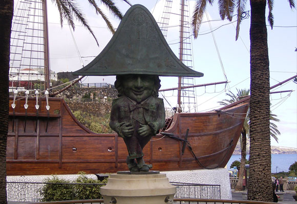 Monumento conmemorativo en Santa Cruz de La Palma