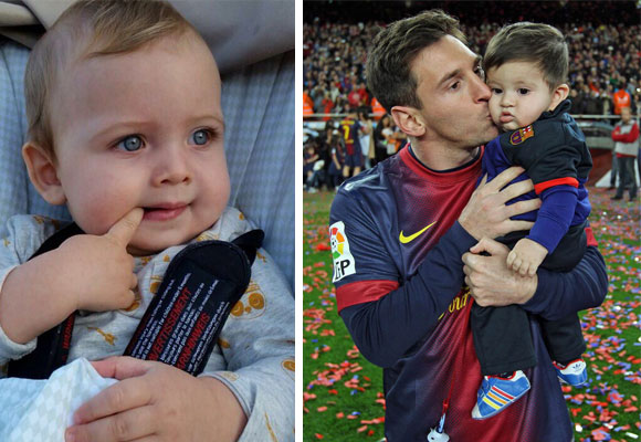 Iker Casillas y Leo Messi también tienen pequeños