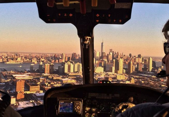 NYC desde un helicóptero