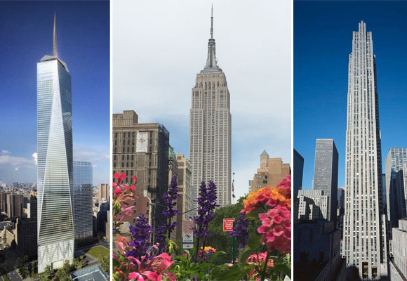 Los mejores miradores de NYC se encuentran en la Freedom Tower, el Empire State Building y el Rockefeller Center