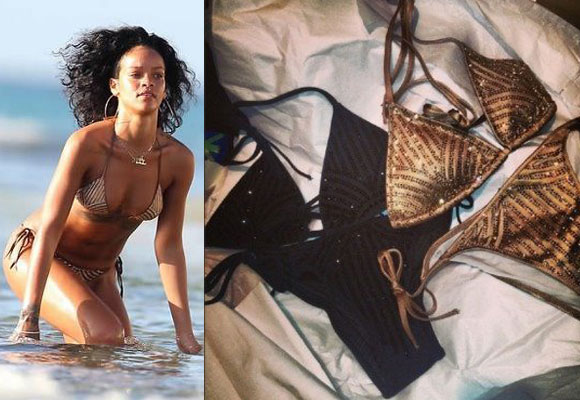 Rihanna con un bikini edición limitada 