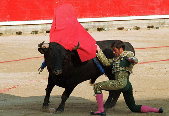 Las corridas de toros son otro fuerte de las fiestas. Foto: Turismo de Pamplona