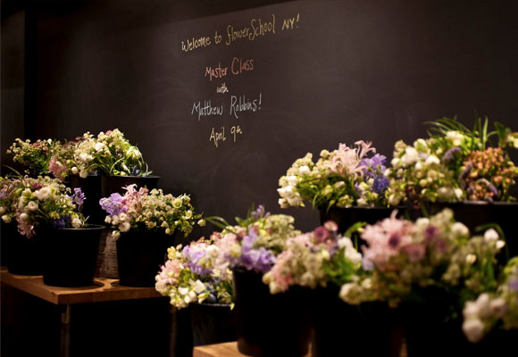 Cada diseñador tiene la libertad de escoger las flores y el diseño a realizar en las Master Classes. Fotografía de FSNY.