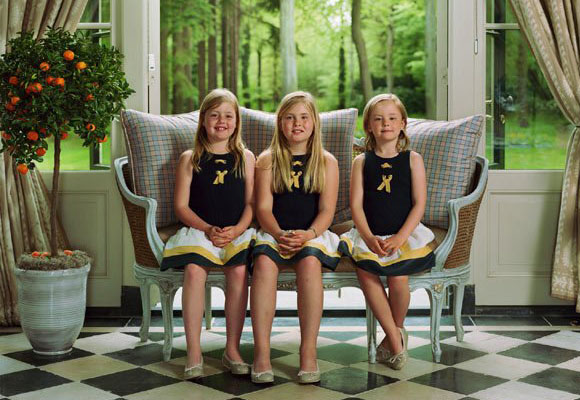 Las princesas holandesas vestidas de Pili Carrera