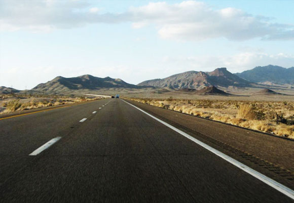 Quemando asfalto en Nevada