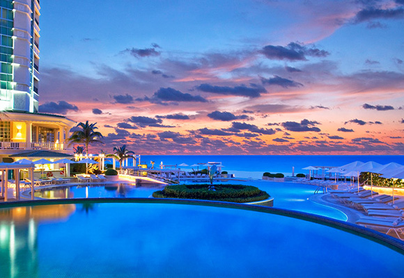 El espectacular hotel Le Meridien de Cancún