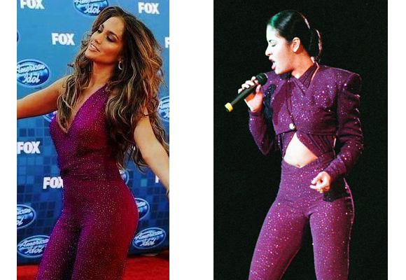 JLo ha rendido más de un homenaje a Selena con su vestuario