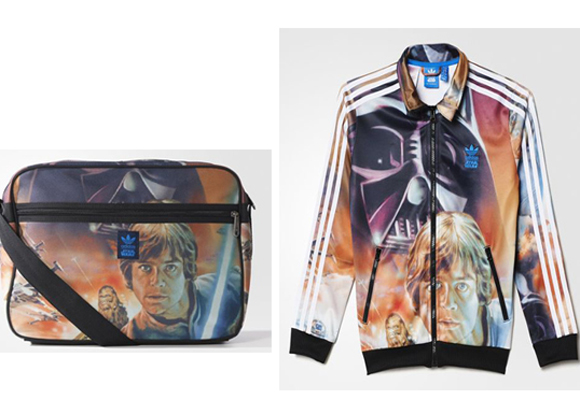 Bolso y sudadera de Adidas con imagen de Darth Vader y Luke Skywalker. Cómpralos aquí