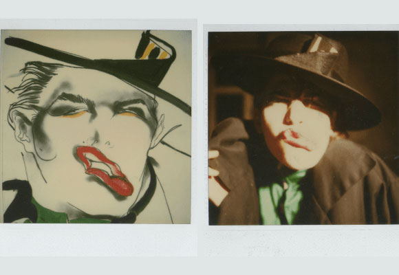 Lisa Rosen for The Genius Group September 1984. Polaroids by Tony Viramontes.