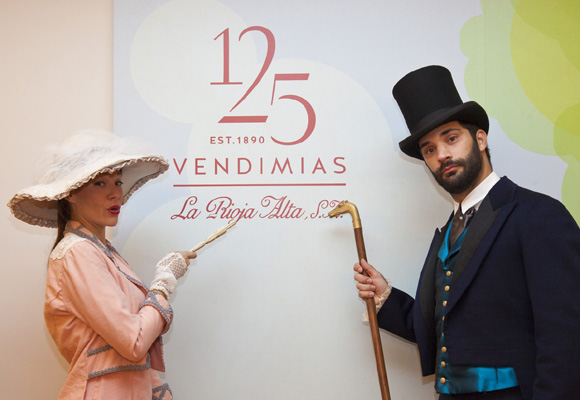 La Rioja organizó una original cata de época para celebrar sus 125 años