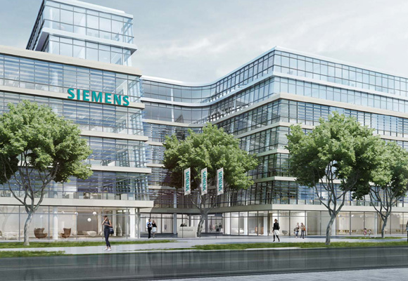 Fábrica de Siemens en Munich (Alemania)
