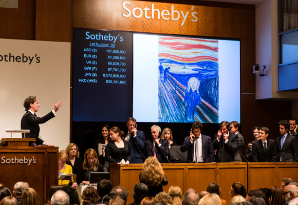 Las subastas son la principal fuente de ingreso de Sotheby's