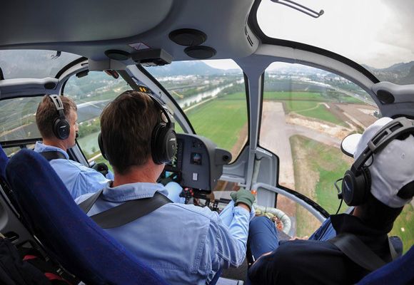 Llegar a destino a bordo de un helicóptero reduce drásticamente el tiempo de viaje (cortesía de Airbus)