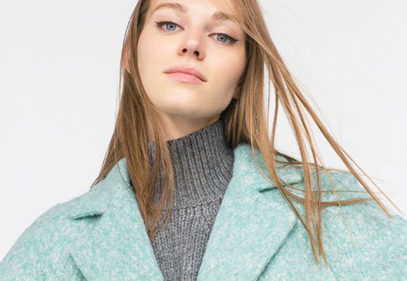 Abrigo Zara colección A/W 2015. Haz clic para comprar