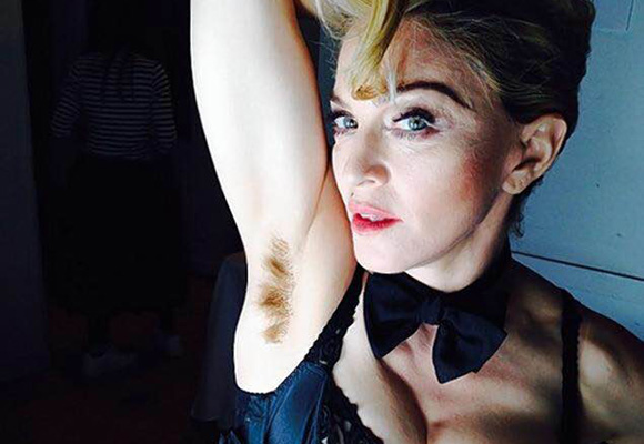 Madonna, como siempre provocativa, luciendo axilas en Instagram