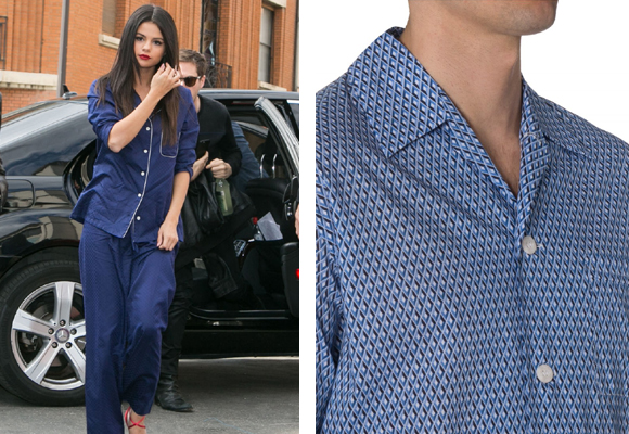 Selena Gomez luce pijama por la calle. Es de 